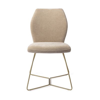 Jesper Home Ikata eetkamerstoel Funky Fudge beehive gold