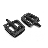 Falkx wide pedalen 9/16". kunststof huis, anti-slip.