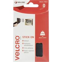 VELCRO® VEL-EC60225 Klittenband Om vast te plakken Haak- en lusdeel (l x b) 500 mm x 20 mm Zwart 0.5 m