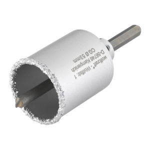 Wolfcraft Boorkroon | HM | Met schacht en boor | Ø53mm | 1 stuk - 3895000