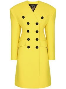 Dolce & Gabbana manteau à boutonnière croisée - Jaune