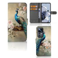 Telefoonhoesje | Met pasjeshouder | voor Xiaomi 12T | 12T Pro Vintage Pauwen