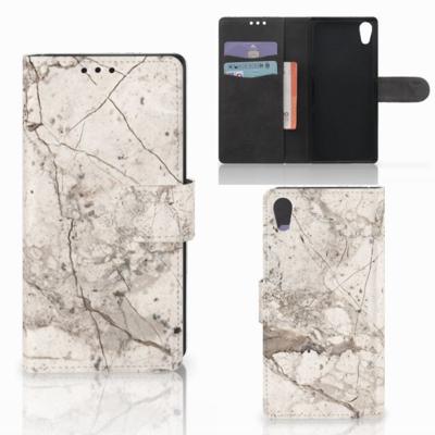 Sony Xperia XA1 | Bookcase | Marmer Beige