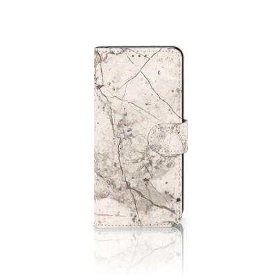 Motorola Edge 30 Neo | Bookcase | Marmer Beige