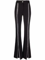 Philipp Plein pantalon Cady à taille haute - Noir - thumbnail