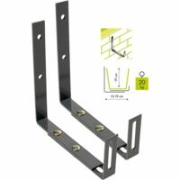 Jardiniere stein Garden ID Wall Hook Zwart