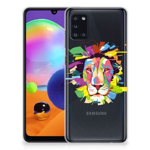 Samsung Galaxy A31 Telefoonhoesje met Naam Lion Color