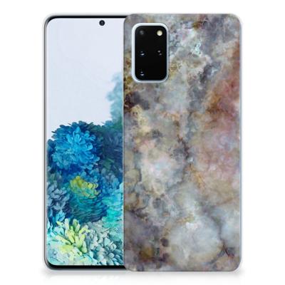 Samsung Galaxy S20 Plus | TPU | Siliconen hoesje | Marmer Grijs