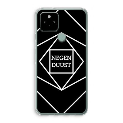 Negenduust geometrisch: Google Pixel 5 Transparant Hoesje