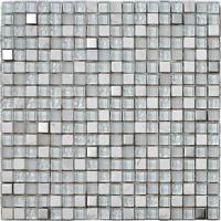 Mozaïek tegels Lagos gletsjer 30x30 - Vierkant Wand en vloer Glas