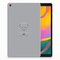 Samsung Galaxy Tab A 10.1 (2019) Tablet Back Cover Grijs Baby Olifant