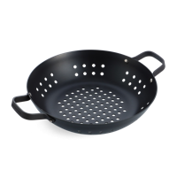 Merten & Storck Carbon Steel BBQ Wokpan 30cm Merten & Storck Carbon Steel BBQ Wokpan 30cm