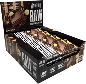 Warrior Raw Protein Flapjack Double Chocolate (12 x 75 g)