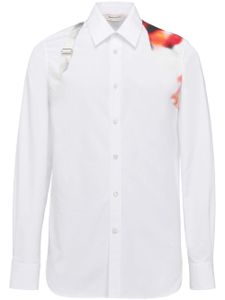 Alexander McQueen chemise Harness en coton - Blanc