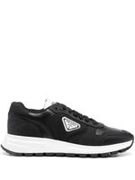 Prada logo-plaque low-top sneakers - BLACK - thumbnail