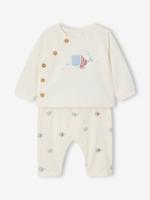 Babyset sweater en broek ecru