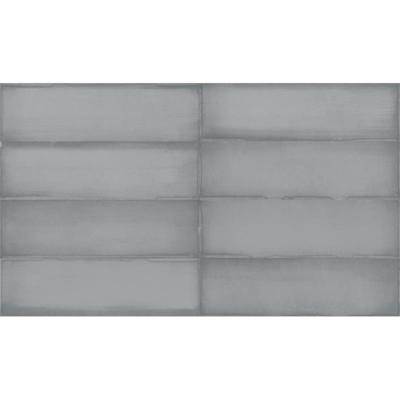 Wandtegel Estudio Ghent Pearl Grey Glossy 6.9x24 cm Estudio