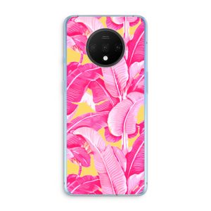 Pink Banana: OnePlus 7T Transparant Hoesje