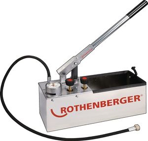 Rothenberger Testpomp | 0-60 bar R 1/2 inch | zuigvolume per hefslag ca. 45 ml | 1 stuk - 60203 60203