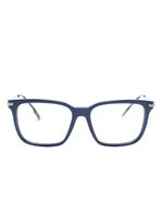 Burberry Eyewear Ellis rectangle-frame glasses - Bleu