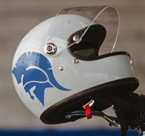 Motor sticker helm Sparta