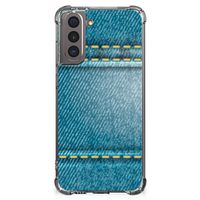 Samsung Galaxy S21 Anti Shock Bumper Case Jeans