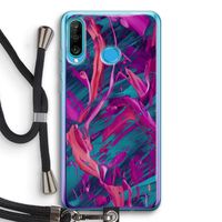 Pink Clouds: Huawei P30 Lite Transparant Hoesje met koord