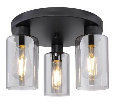 Globo PlafondlampHadera met smoke glas - 15465-3D