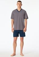 Schiesser Schiesser Heren Pyjama Short red 181161 58/3XL