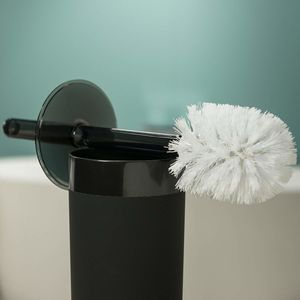 Sealskin Bloom Toiletborstel met houder vrijstaand Zwart
