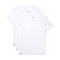 Lacoste 3-pack t-shirts O-hals - wit - thumbnail