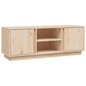 vidaXL Tv-meubel 110x35x40,5 cm massief grenenhout