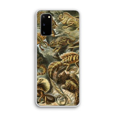 Haeckel Lacertilia: Samsung Galaxy S20 Transparant Hoesje