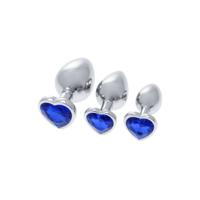 Anale Plug S Pleasures Blauw Zilverkleurig