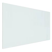 vidaXL Glasplaat openhaard rechthoekig 100x60 cm