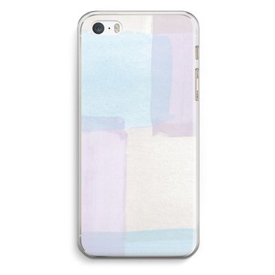 Square pastel: iPhone 5 / 5S / SE Transparant Hoesje