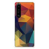 Sony Xperia 1 III | TPU Hoesje | Polygon Color