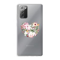 GRL PWR Flower: Samsung Galaxy Note 20 / Note 20 5G Transparant Hoesje