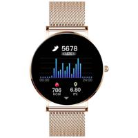 XCOAST SIONA 2 Smartwatch 42 mm Zwart, Rose gold - thumbnail