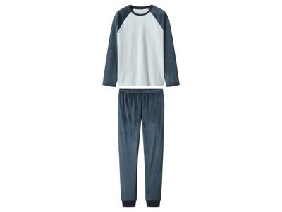 esmara Pluchen kinder pyjama (Lichtblauw/donkerblauw, 158/164)