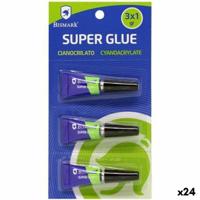 Secondenlijm Bismark Super Glue 1 g (24 Stuks)