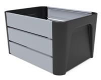 Basil Mirage krat klik 'n krat zwart/grijs 24l