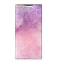 Bookcase Samsung Galaxy S22 Ultra Pink Purple Paint