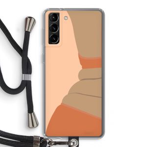 Bikini: Samsung Galaxy S21 Plus Transparant Hoesje met koord