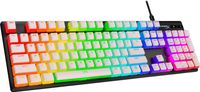 HyperX Pudding Keycaps Full Key Set (White PBT) keycaps - thumbnail