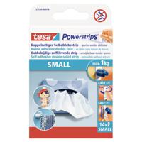 tesa POWERSTRIPS® Small Dubbelzijdig plakband Wit Inhoud: 14 stuk(s) - thumbnail