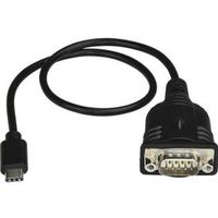 StarTech.com ICUSB232PROC USB C DB-9 Zwart kabeladapter/verloopstukje - thumbnail