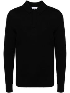 Calvin Klein embroidered-logo polo shirt - Noir