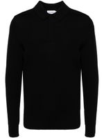 Calvin Klein embroidered-logo polo shirt - Noir - thumbnail