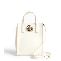 Ted Baker Roseem Rose Detail Crinkle Small Bag -Ivory